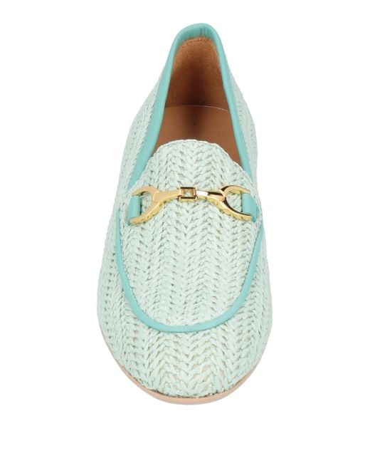 GIO+ Green Sky Loafers Leather