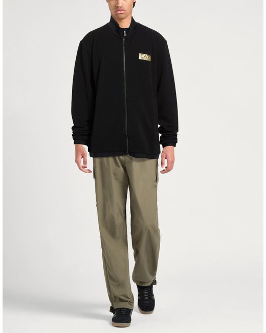 EA7 Black Sweatshirt for men
