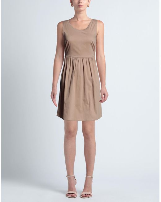 LE SARTE DEL SOLE Brown Short Dress