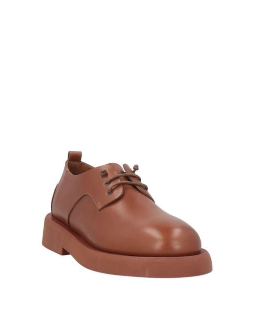 Marsèll Brown Lace-Up Shoes Calfskin