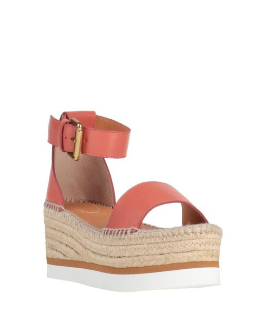 See By Chloé Pink Espadrilles