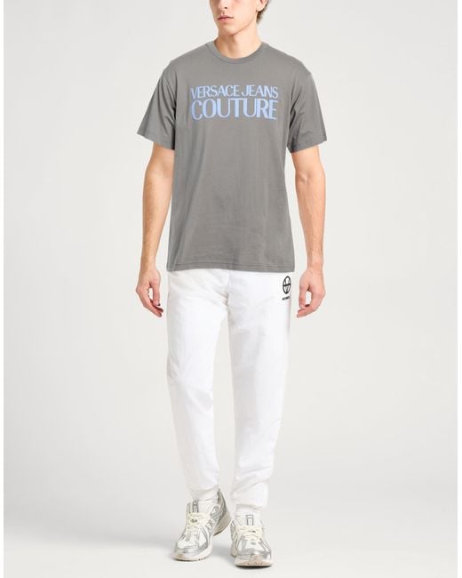 Versace Jeans Couture Gray T-Shirt Cotton for men