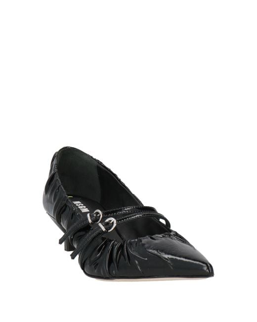 MSGM Black Pumps Leather