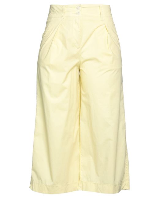 Incotex Yellow Light Pants Cotton, Elastane