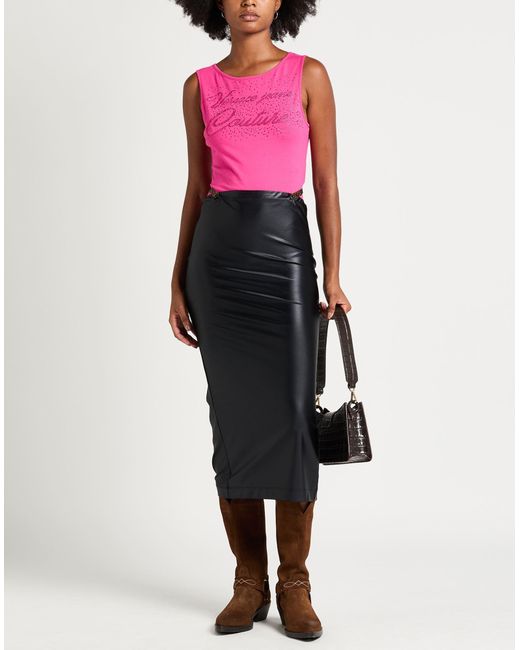 Versace Jeans Couture Blue Midi Skirts