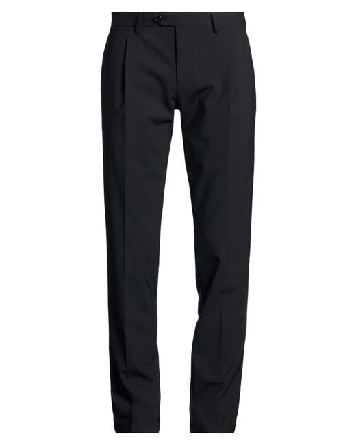 Lardini Blue Pants Wool, Elastane for men