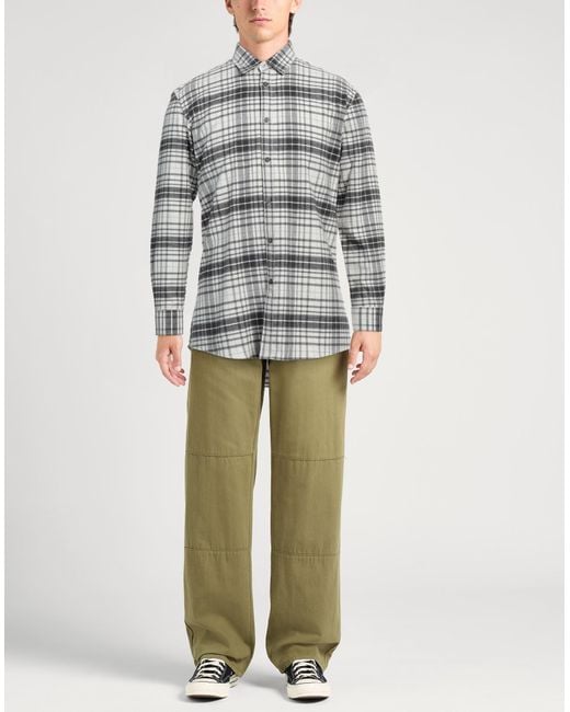 Daniele Alessandrini Gray Shirt Cotton for men