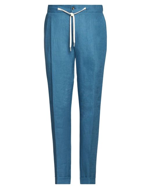 Barba Napoli Blue Trouser for men