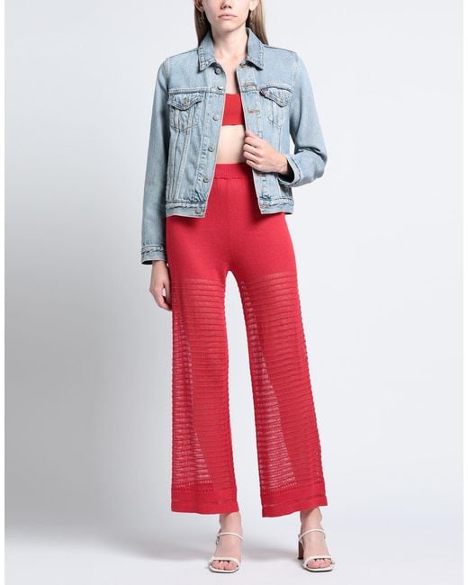 Twinset Red Trouser
