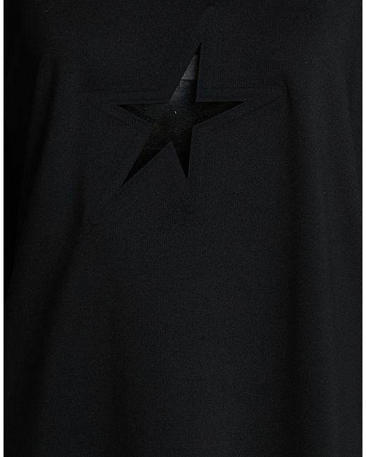 Mugler Black T-Shirt Polyester, Elastane