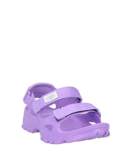 Suicoke Purple Sandals for men
