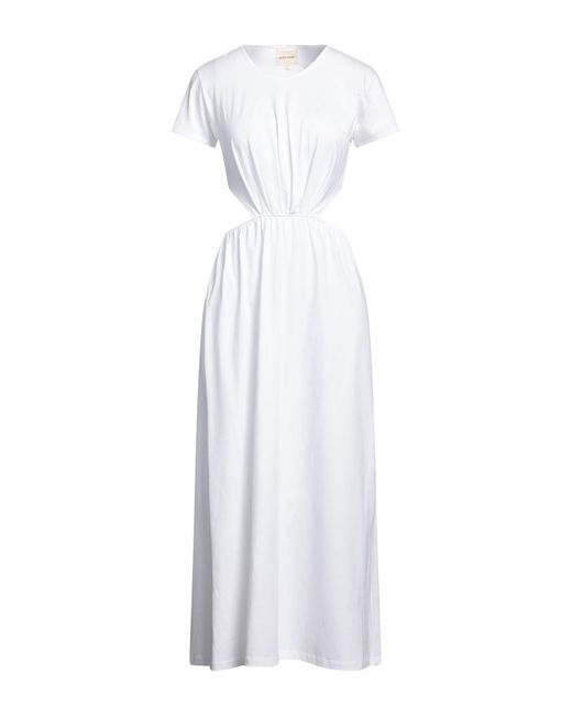 Loulou Studio White Midi Dress