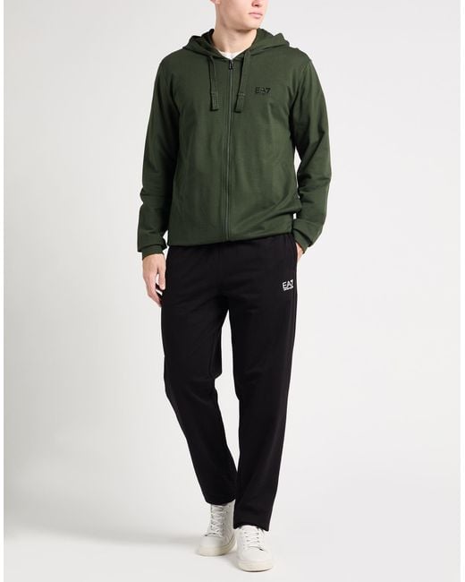 EA7 Green Military Tracksuit Cotton for men