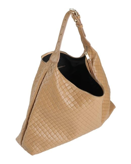 Marc Ellis Natural Camel Shoulder Bag Leather