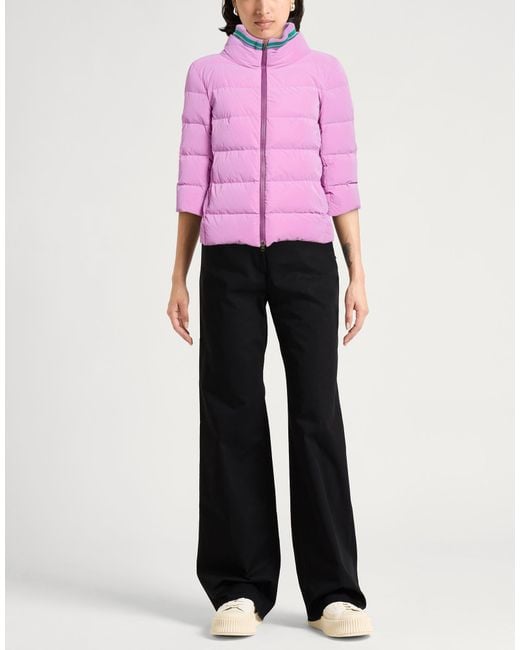 Herno Pink Puffer Polyamide