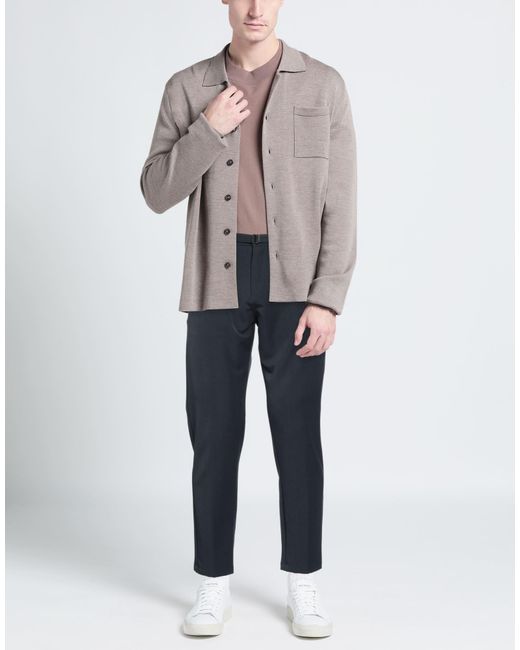 Daniele Alessandrini Blue Pants Polyester, Viscose, Elastane for men