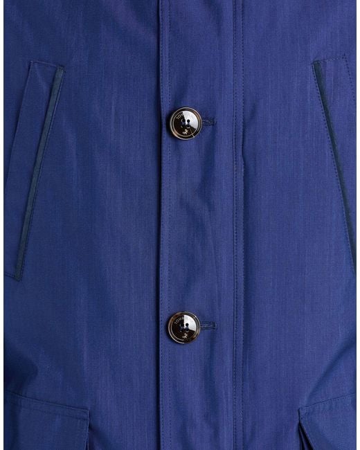 Tombolini Blue Jacket Cotton, Wool, Silk for men