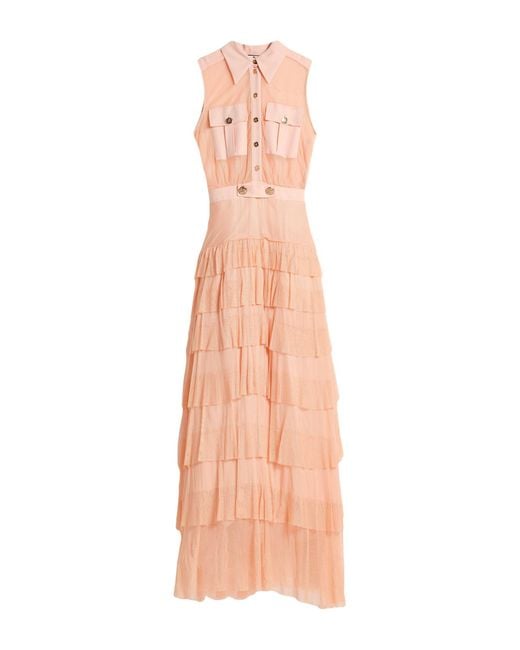 Elisabetta Franchi Pink Maxi Dress