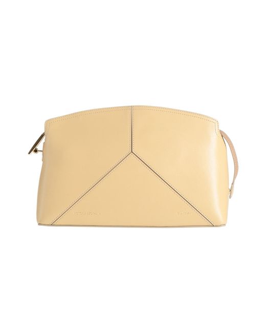 Victoria Beckham Natural Clutch Leather