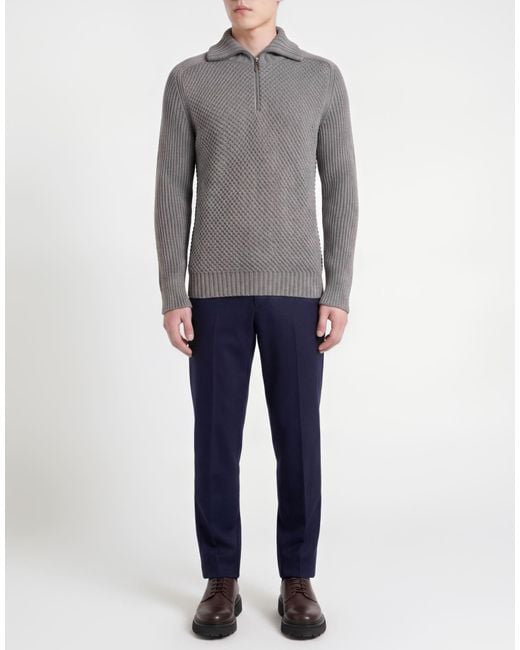 PHILOTINTO Gray Sweater Merino Wool, Acrylic for men