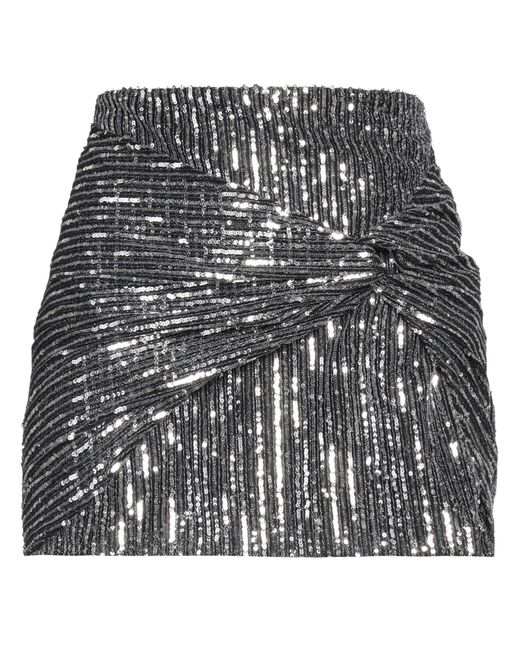 Semicouture Gray Mini Skirt