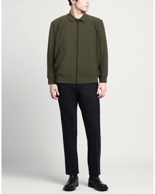 Cruna Green Dark Jacket Polyamide, Elastane for men