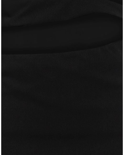 ViCOLO Black Midi Dress Polyester, Elastane