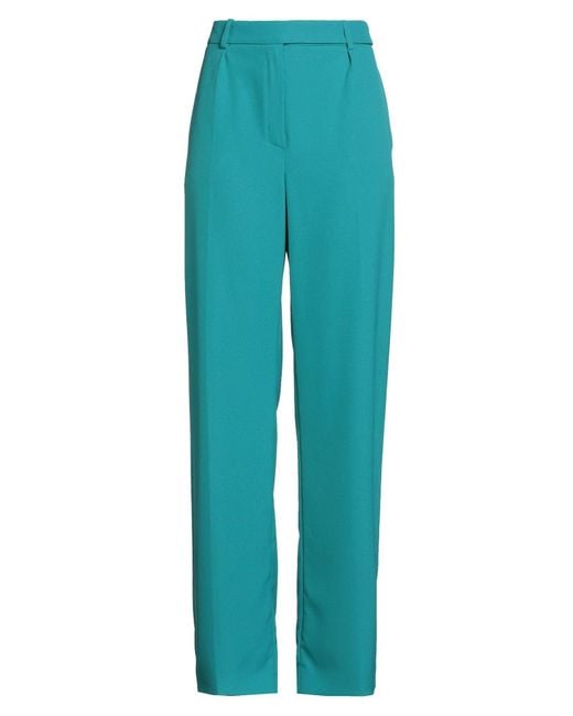Alexandre Vauthier Blue Pants Polyester, Elastane