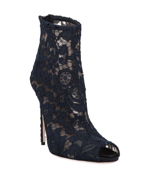 Botines De Caña Alta Dolce & Gabbana de color Blue