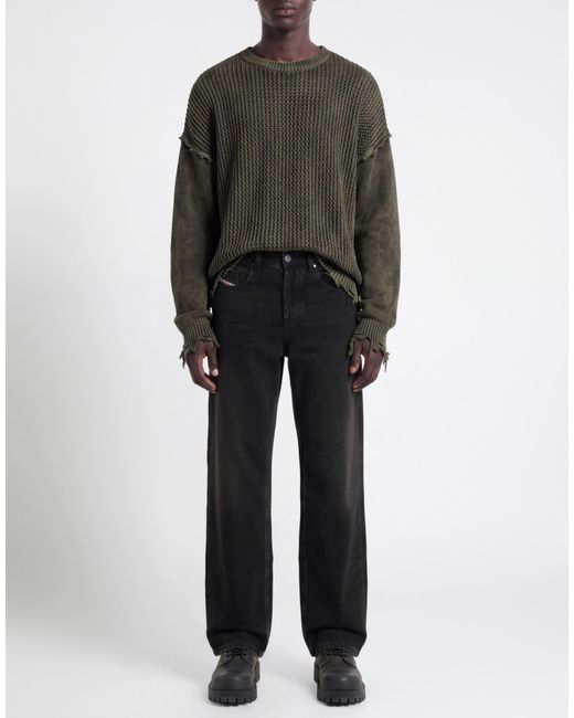 DIESEL Black Jeans Cotton for men