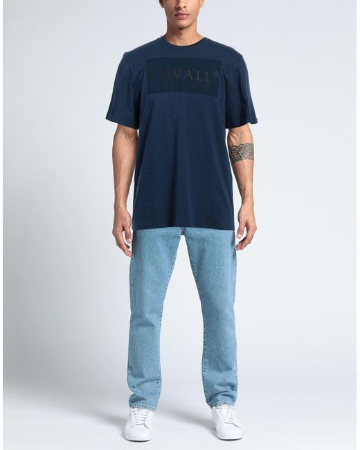 Roberto Cavalli Blue T-shirt for men