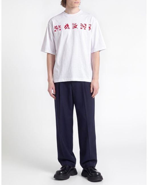 Marni White T-Shirt Cotton for men