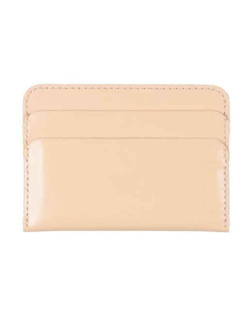 By Far Natural Cardholder Leather