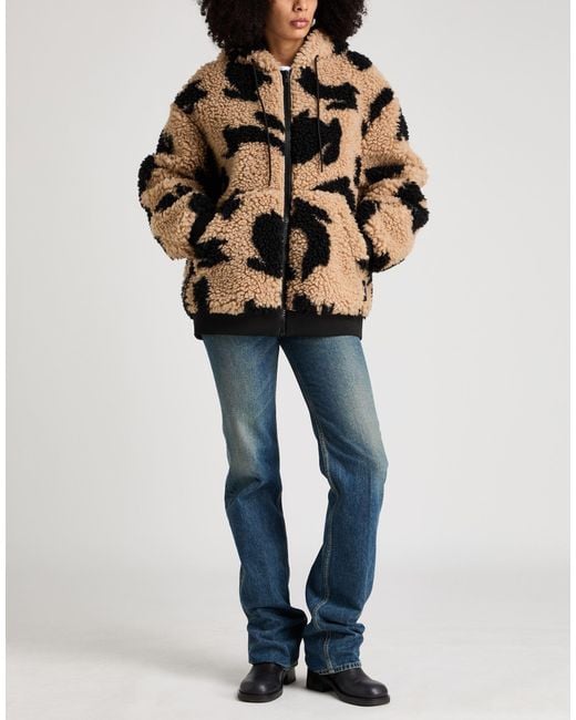 MSGM Brown Jacket Wool, Polyester, Acrylic