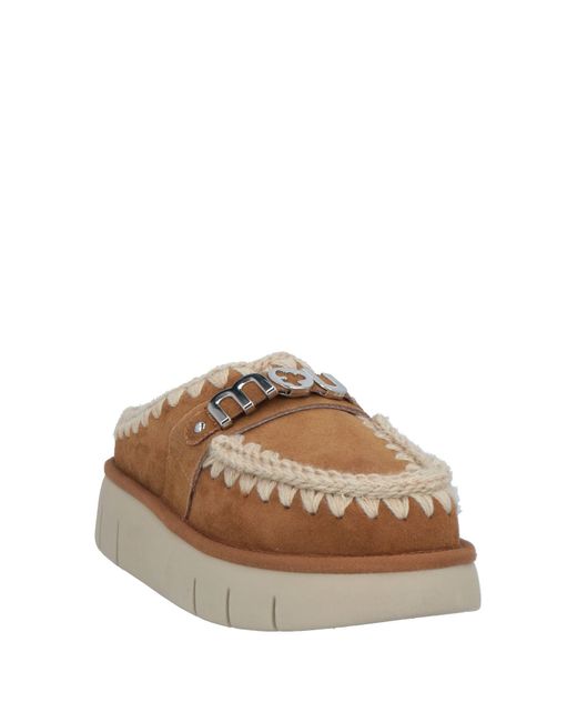 Mou Brown Mules & Clogs