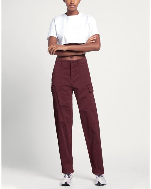 Manila Grace Red Trouser