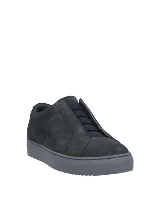 Doucal's Blue Roger Sneakers Leather for men