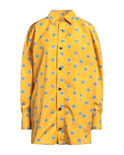 Marni Yellow Overcoat & Trench Coat