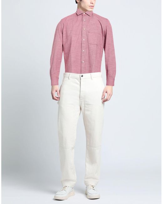 Camicia di Mazzarelli in Pink da Uomo