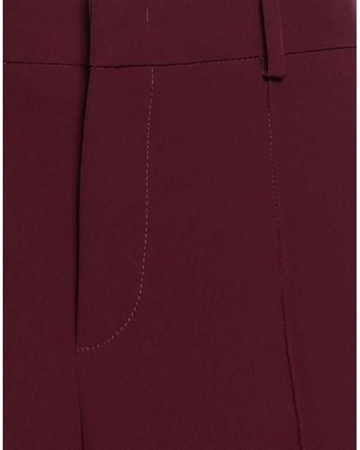 Liu Jo Red Better Pants Polyester, Elastane