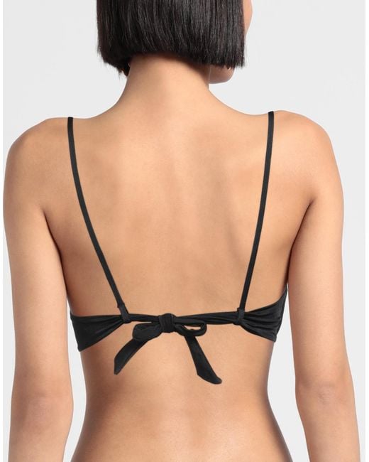Chiara Ferragni Black Bikini Top