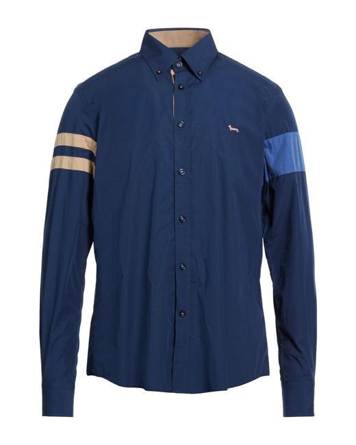 Harmont & Blaine Blue Shirt Cotton for men