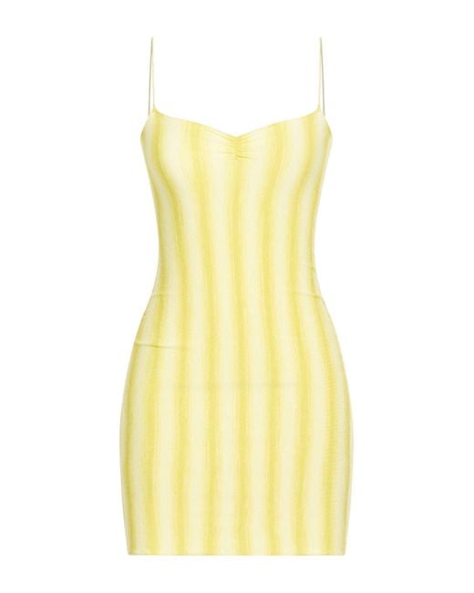 GIMAGUAS Yellow Mini Dress Viscose