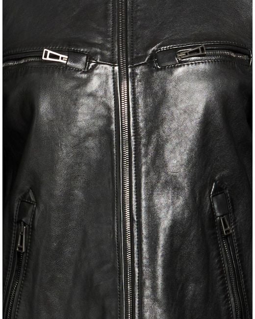 Belstaff Black Jacket Lambskin