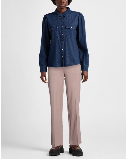 Circolo 1901 Gray Pants Cotton, Elastane