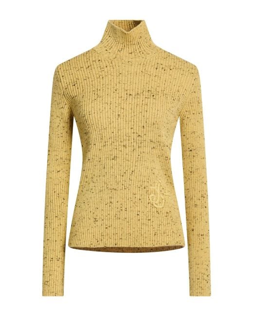 Jil Sander Yellow Turtlenecks