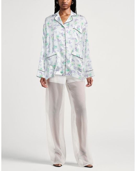 MSGM Blue Shirt Polyester