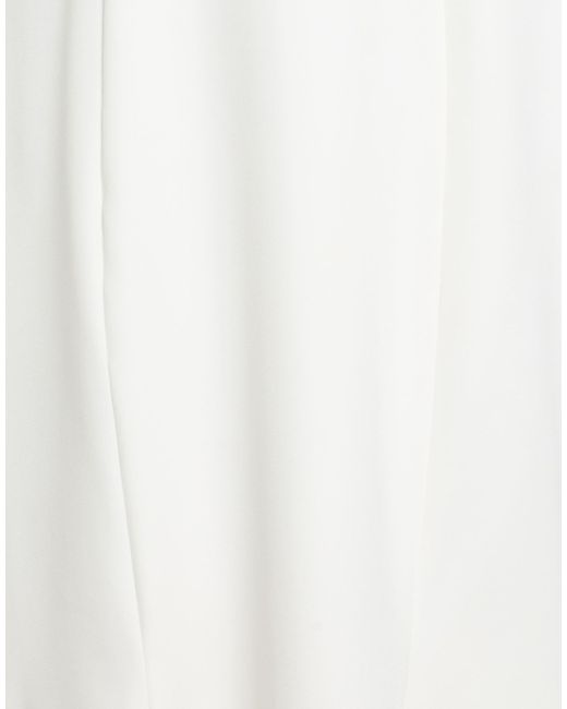 Camilla White Maxi Dress Polyester, Elastane