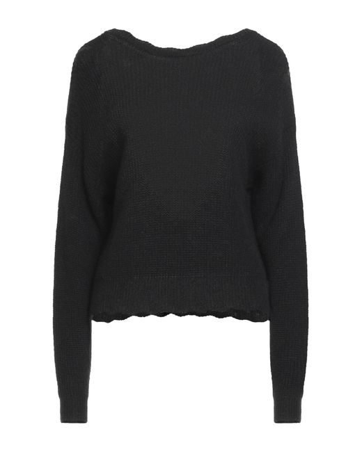 VANESSA SCOTT Black Sweater Acrylic, Polyamide, Wool, Viscose