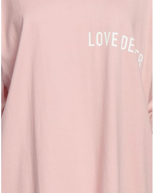 Camiseta Golden Goose Deluxe Brand de color Pink